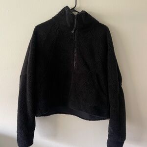 Lululemon Sherpa Quarter Zip Scuba Cropped Sweatshirt